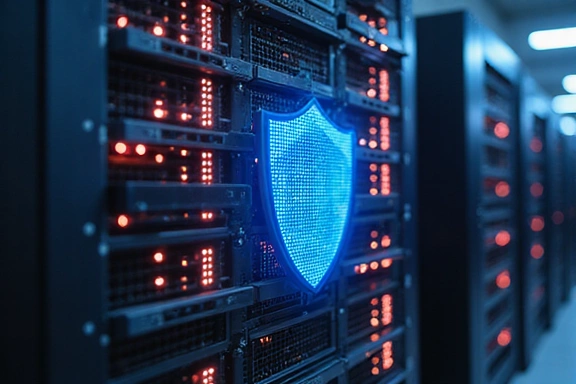 Serveur sécurisé avec des données protégées par un pare-feu