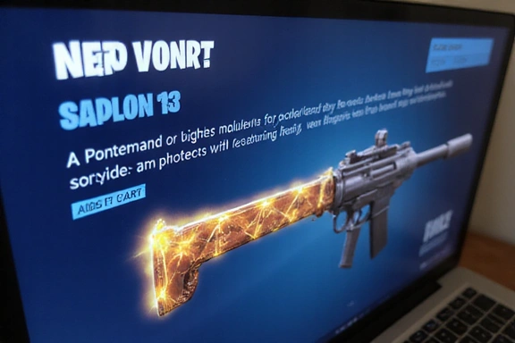 Sélection d'un skin et vérification des détails